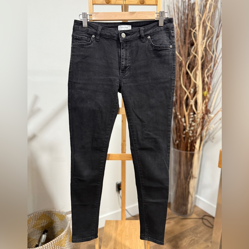 Anine Bing Black Skinny Jeans